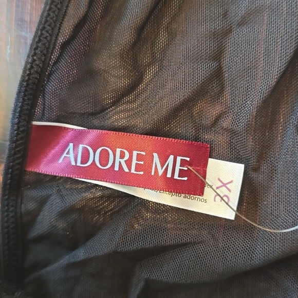 Adore Me Elegant Black Lace Women's Panty 3X - Picture 3 of 3